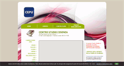 Desktop Screenshot of cosenza.cepu.it