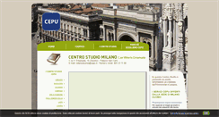 Desktop Screenshot of milanoduomo.cepu.it