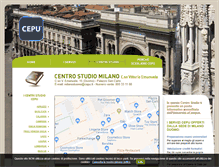 Tablet Screenshot of milanoduomo.cepu.it