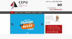 Desktop Screenshot of cepu.org