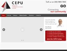 Tablet Screenshot of cepu.org