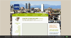 Desktop Screenshot of milano.cepu.it