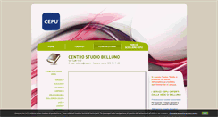 Desktop Screenshot of belluno.cepu.it
